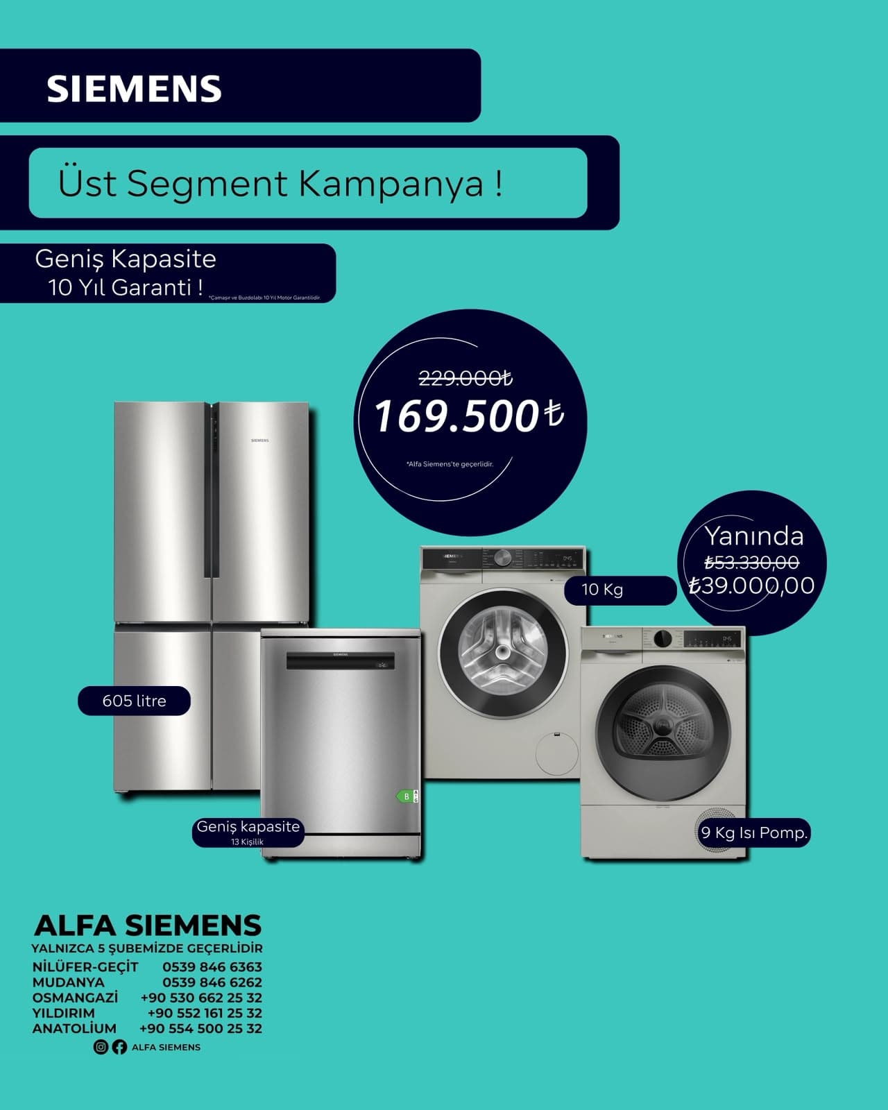 Siemens Premium 4'lü Çeyiz ve Evlilik Paketi — görsel 1