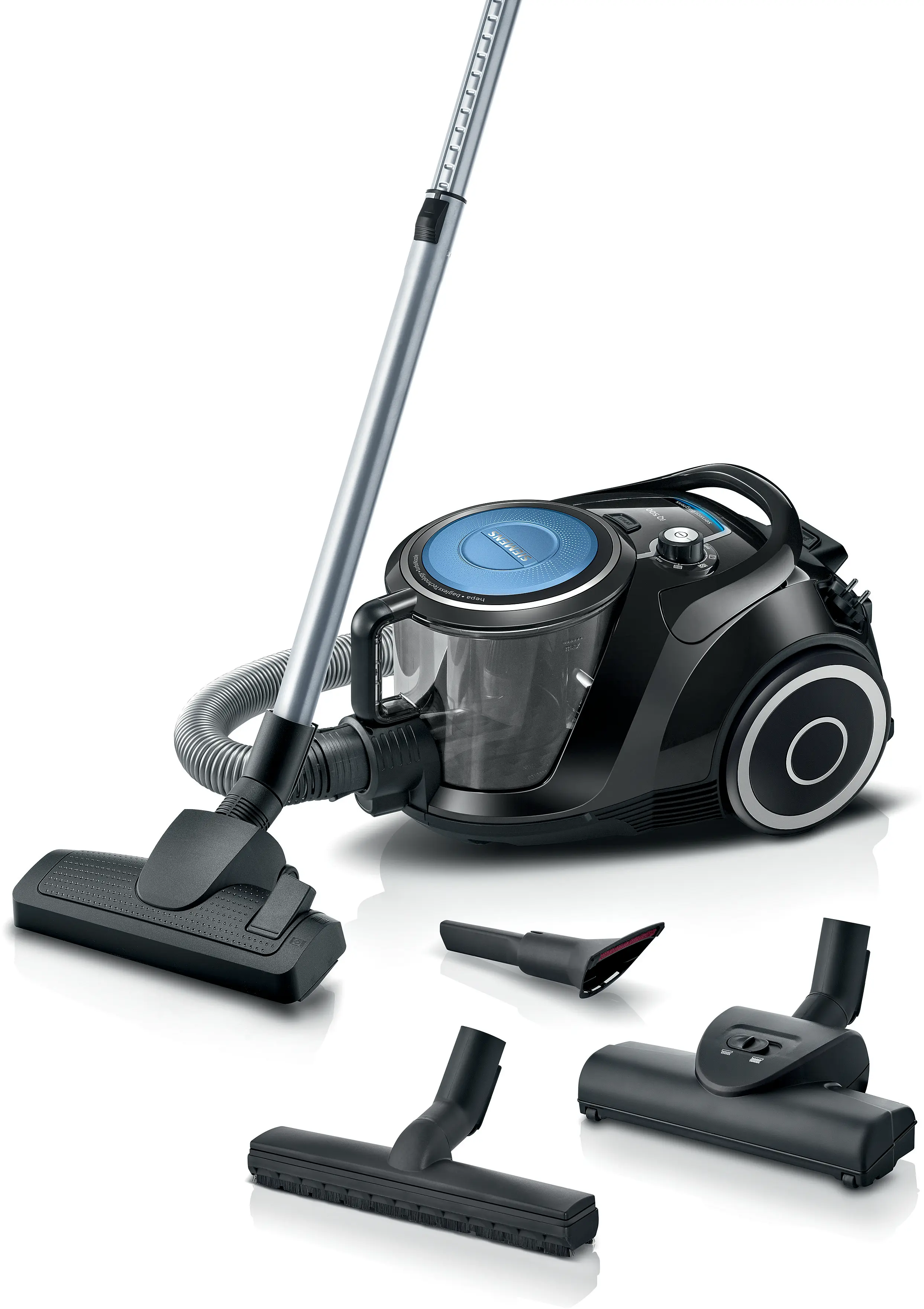 iQ500 Toz torbasız Süpürge Siyah (VSX41XTRM)